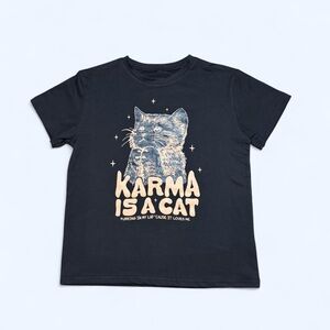 Black Karma Is a Cat Taylor Swift Graphic T-Shirt